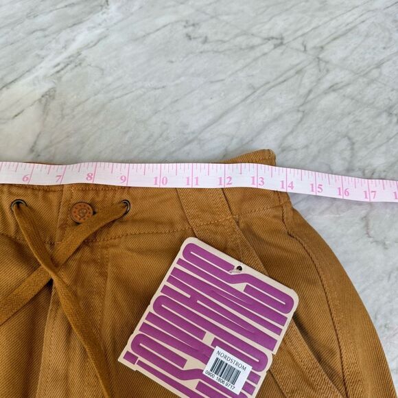 MOTHER SNACKS! The Munchie Nerdy Cargo Pants in wood thrush color size 26 NWT - Picture 10 of 12